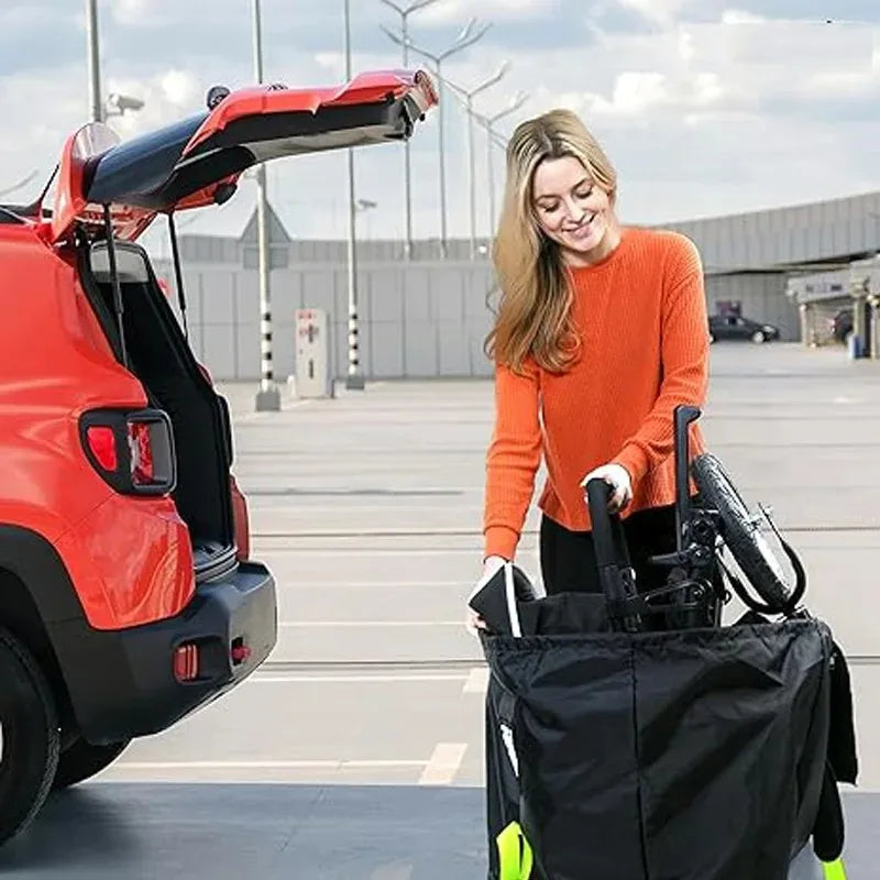 Baby Stroller Travel Bag with Shoulder Belt Pram Universal Dust Bag Organizer Kindergarten Carts Accessories Walker Cribs Bags