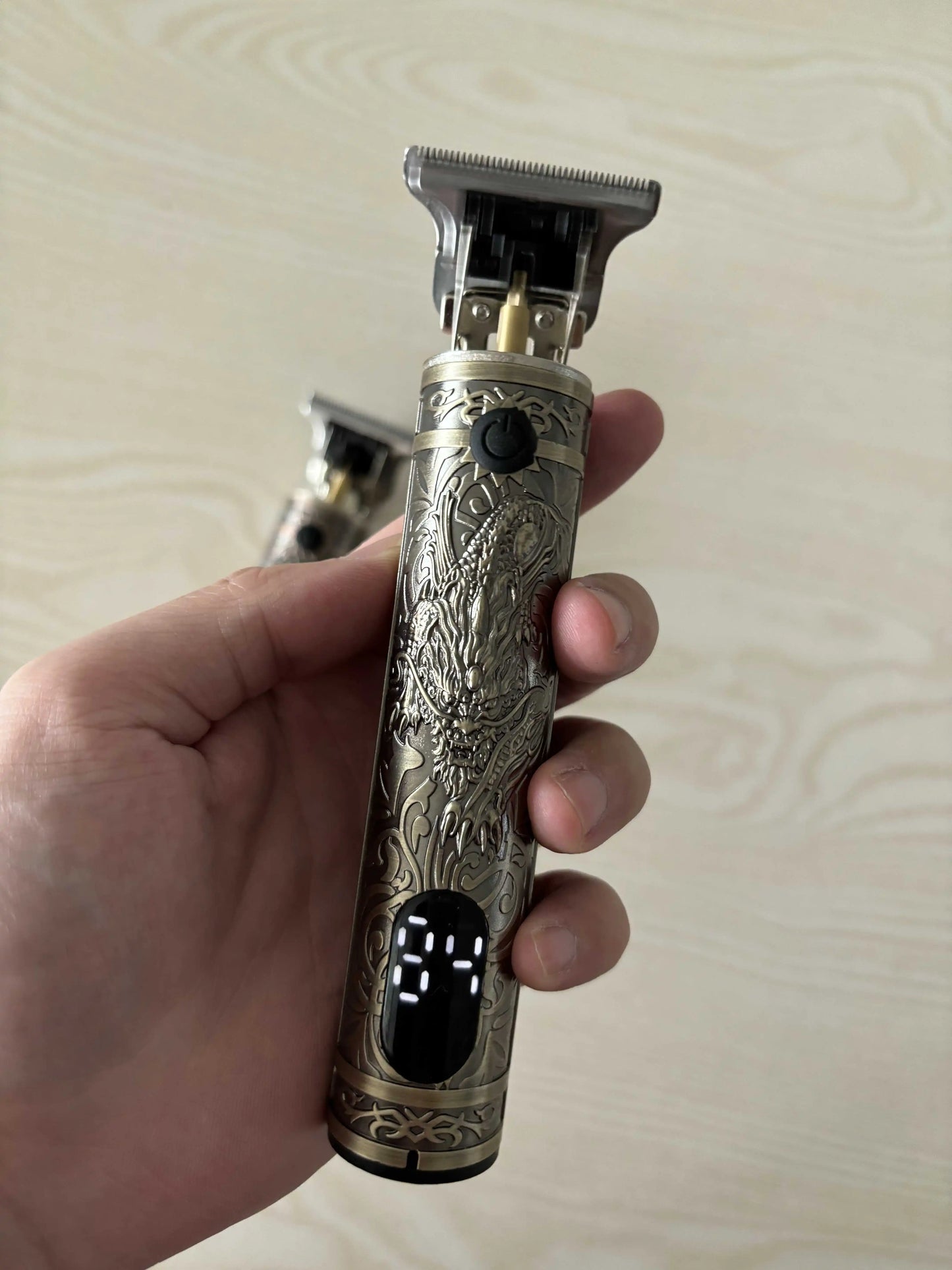 T-Blade Hair Clipper for Barbers - USB Rechargeable, Cordless Design, Precision Beard and Hair Trimming, Professional Engraving