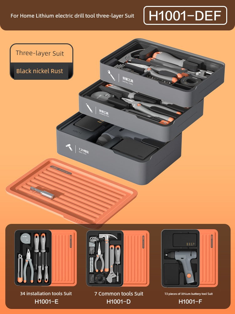 Deli Tools Household Hardware Car Tool Set