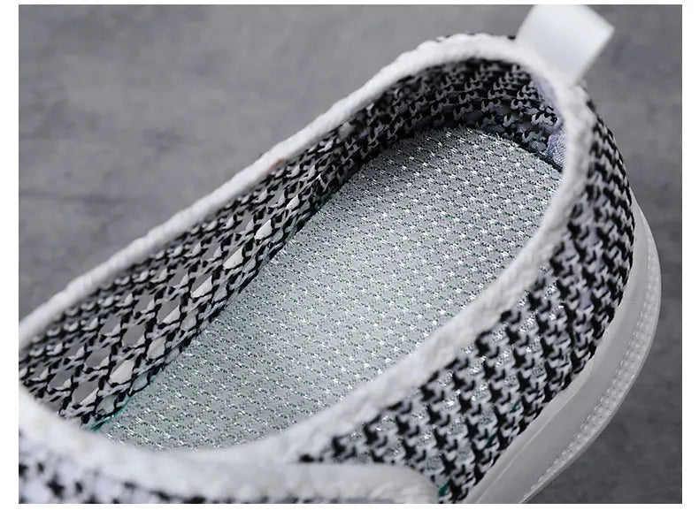 Women Mesh Shoes Summer Sports Black Outdoor Comfortable Loafers Monk Sneakers Girls For Walking Flats Mother Gift