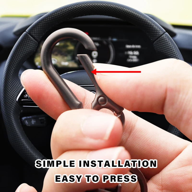 Alloy Leather Car Key Rings Holder Lanyard for Citroen DS C3 C4 Picasso Aircross C5 Aircross Elysee Berlingo Xsara Accessories