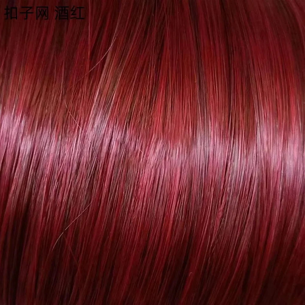 68cm synthetic European and American woman Curly wavy Midsection synthetic Wig Hairpin Forehead Hair Extension Wig