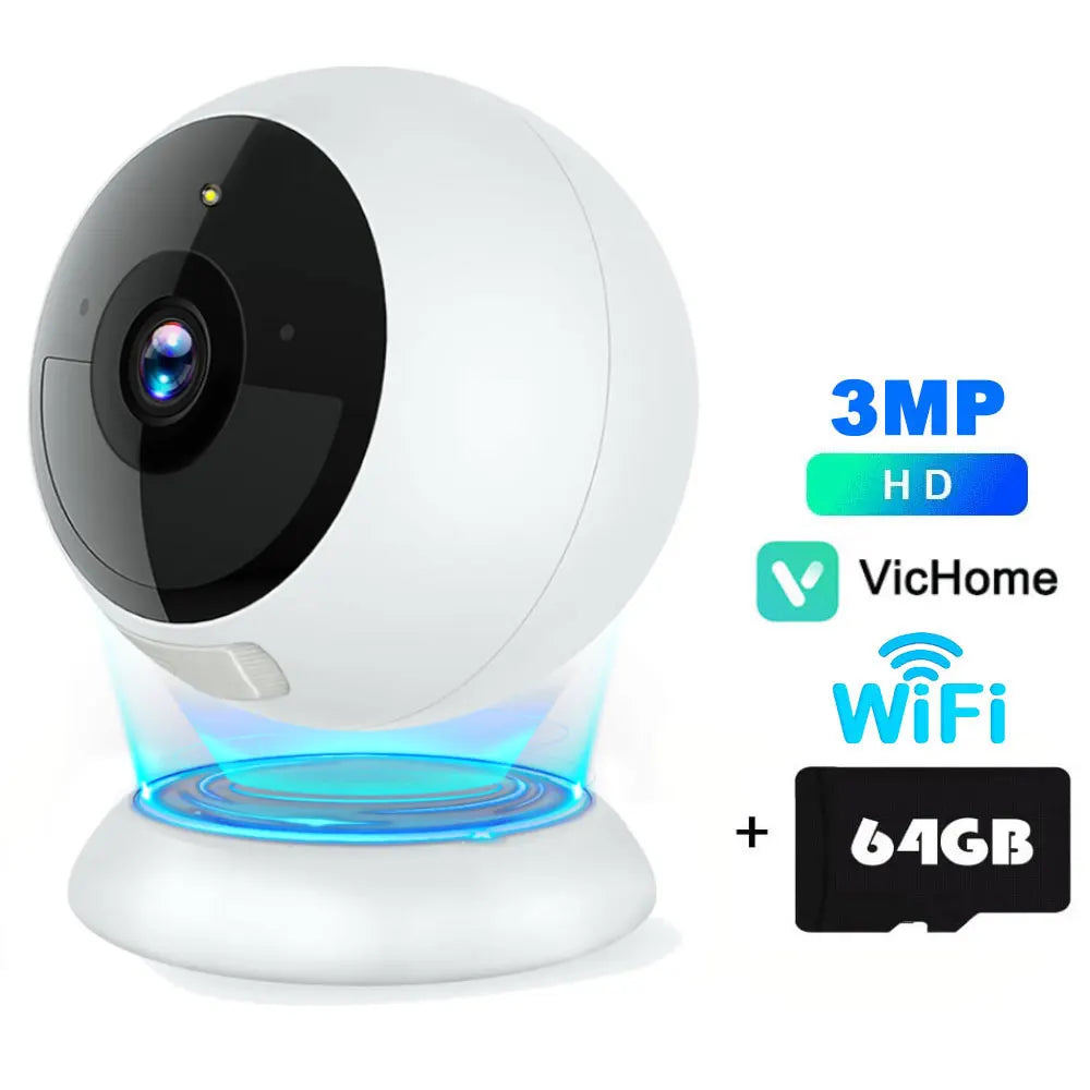 2K Wifi Magnetic Battery Security Camera Indoor/Outdoor 5MP Wireless IP Camera Color Night Vision Motion Tracking Surveillance