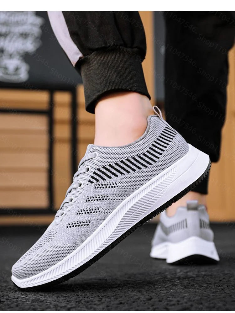 New wear-resistant thickened casual shoes for men, fashion sports shoes, breathable tennis, outdoor walking training tennis