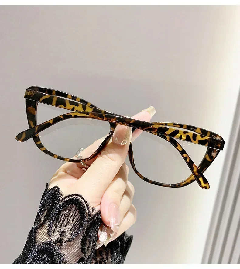 Fashion Ladies Reading Glasses Women Men Trendy Luxury Design Presbyopia Eyeglasses Cat Eye Anti-blue Light Eyewear for Female