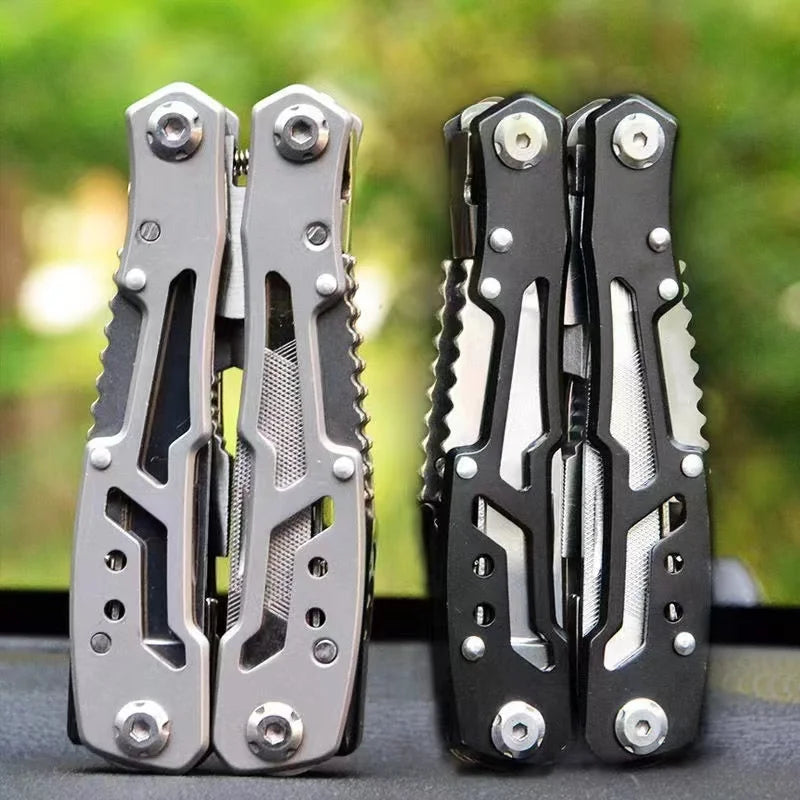 Outdoor Multitool Camping Portable Stainless Steel Edc Folding Multifunction Tools Emergency survival Knife Pliers
