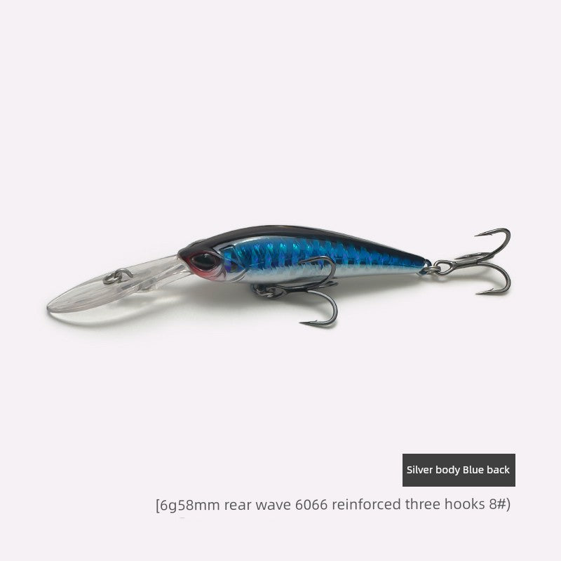 6G Long Tongue Board Speed Diving Small Mino Slow Floating Deep Diving Micro Object Lure Suspension Fishing Weever Mandarin Fish Special Kill Lure