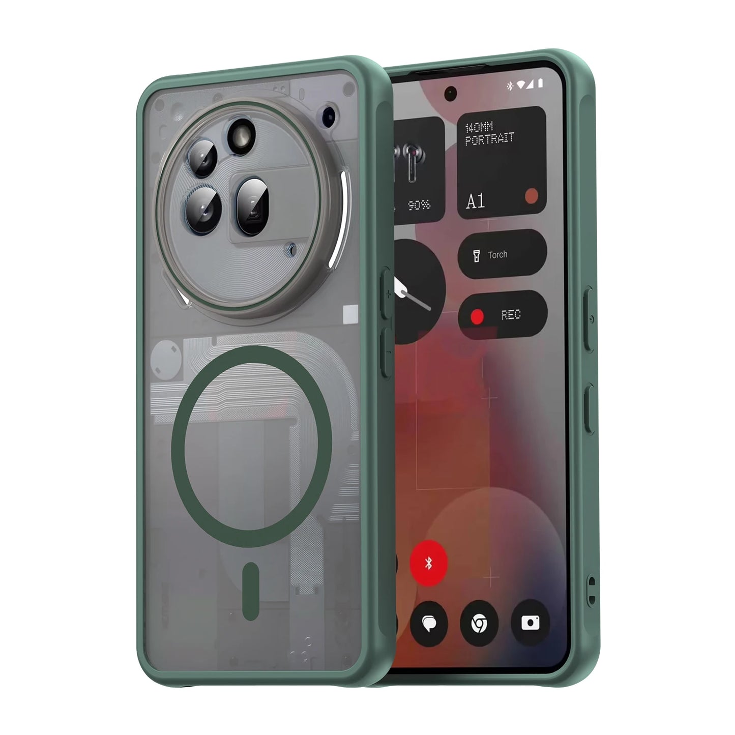 New Matte Transparent Anti-Shock Magnetic Case for Nothing Phone 3A Pro For Magsafe Wireless Charge Cover For Nothing Phone 3A