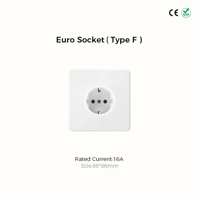 Avoir White Sockets And Switches Retro Switch Button 220V Light Switch Dimmer Toggle Switches 220V Stainless Home Improvements