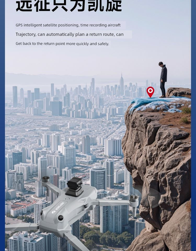 2025 New Arrival Remote Control Aircraft Kids UAV Toy Professional HD Aerial Photography Small Self-Contained Screen for Primary School Students