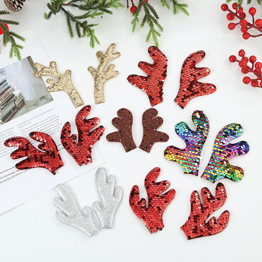 Christmas New Products Antler Accessories Hat Accessories Antler Accessories Headband Sequins Antler Accessories