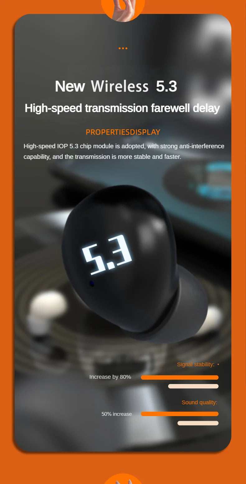 SK Small Headphones Wireless Bluetooth Headset Sport Sleeping Invisible Comfortable To Wear Bass Earbuds Earphone For All Phones