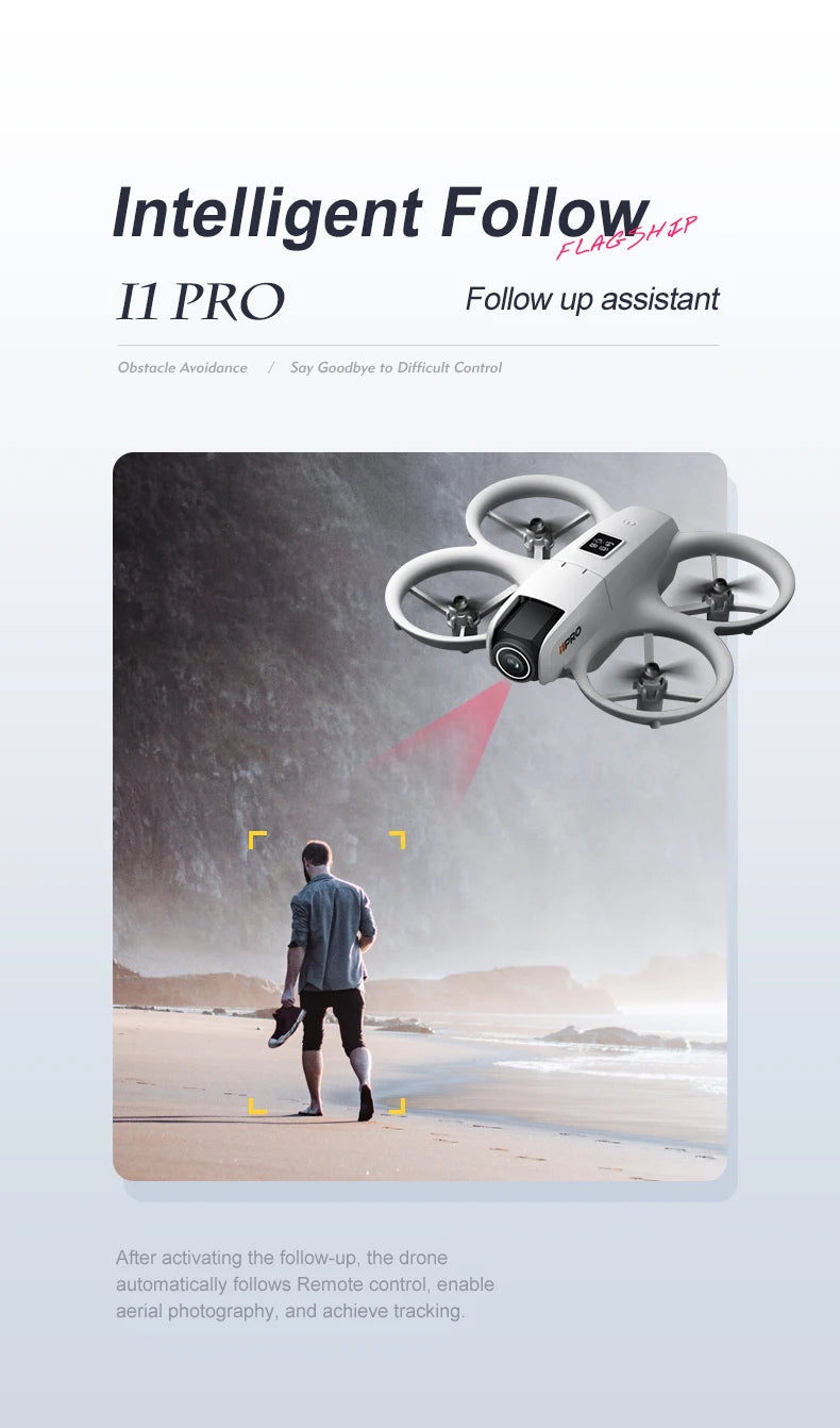 i1PRO Mini Drone Professional 8K HD Camera Drone 5G WIFI FPV UAV With screen remote control Avoidance Aerial Quadcopter Toy Gift