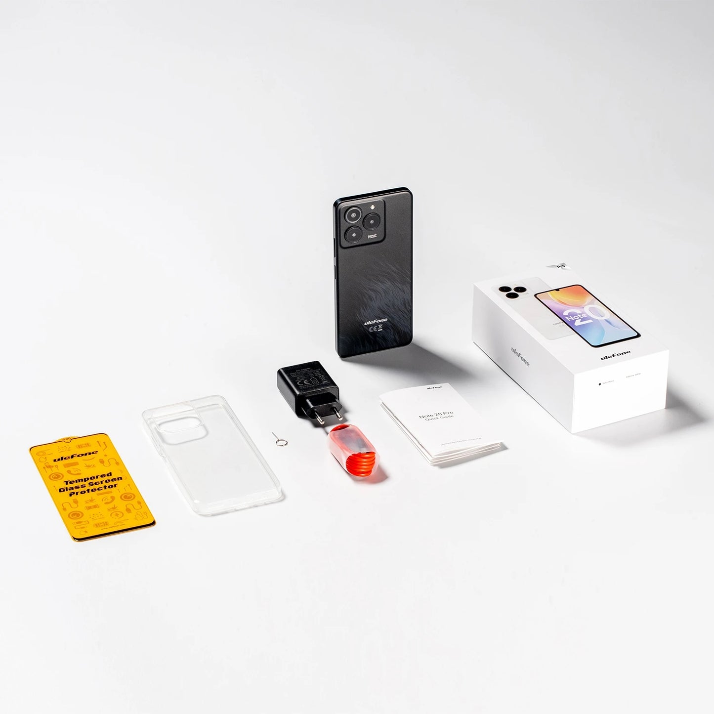 Ulefone Note 20 Pro Smartphone 50MP Camera 6000mAh Battery 4GB+128GB/ 256GB Unisoc T606 6.75" 90Hz 4G Android 14 Mobile Phone