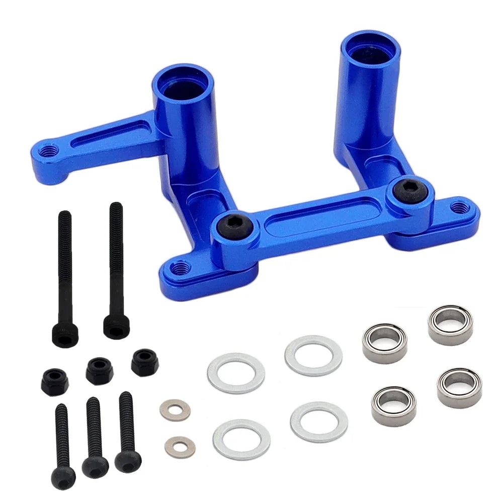 Metal Aluminum Steering Set for 1/10 Traxxas Part 3743 Billet 6061 Aluminum Atomik Slash 2WD Upgrade Parts