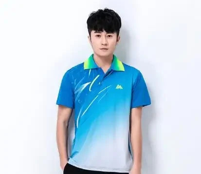 Quick dry Tennis tshirts,badminton sportswear shirt men/women,table tennis V-neckshirt,game clothes custom volleyball shirt 6907