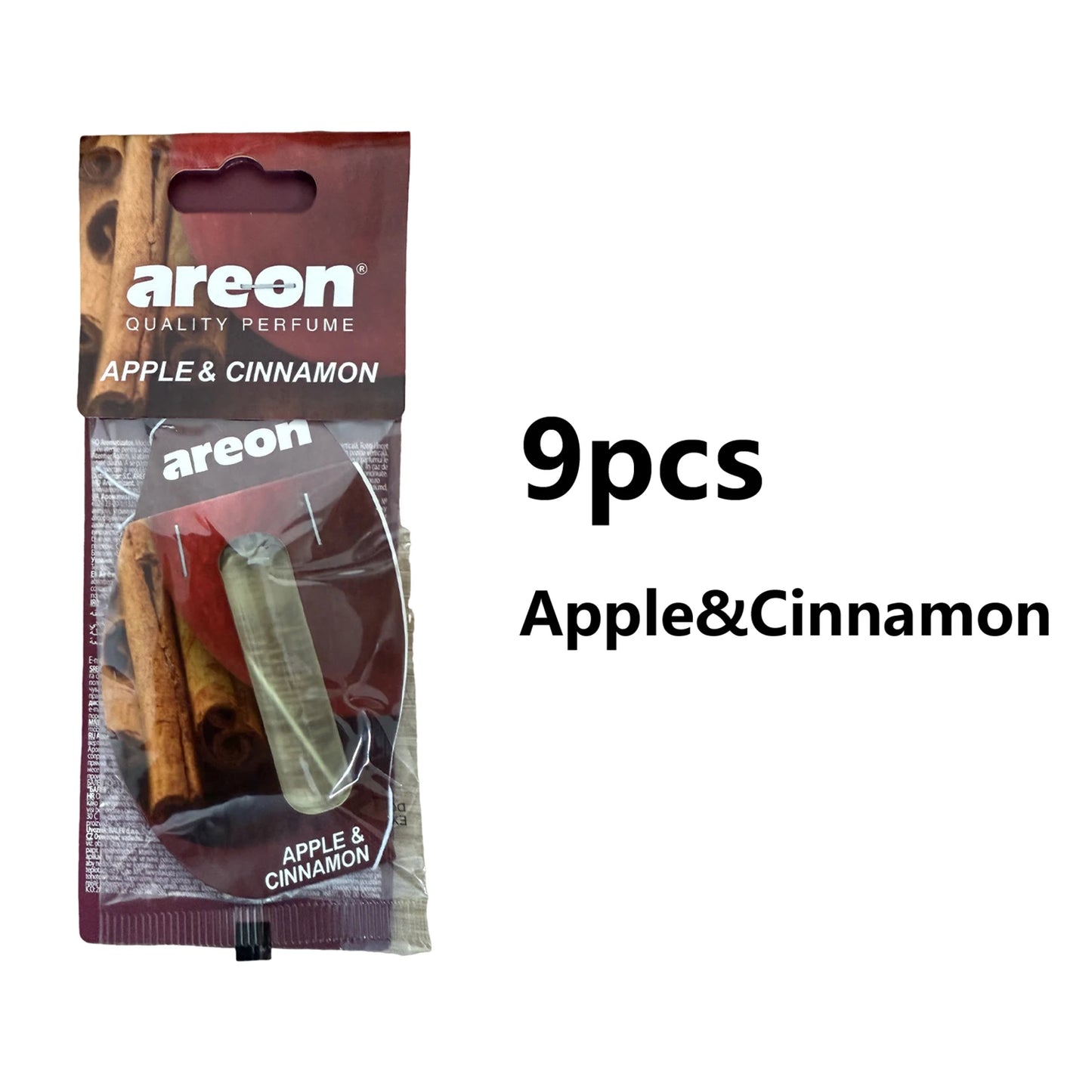 areon 3-18pcs Car Air Freshener Natural Tea Fragrance Vehicle-mounted Hanging Vanilla Scent Water Drop-shaped Car Interior
