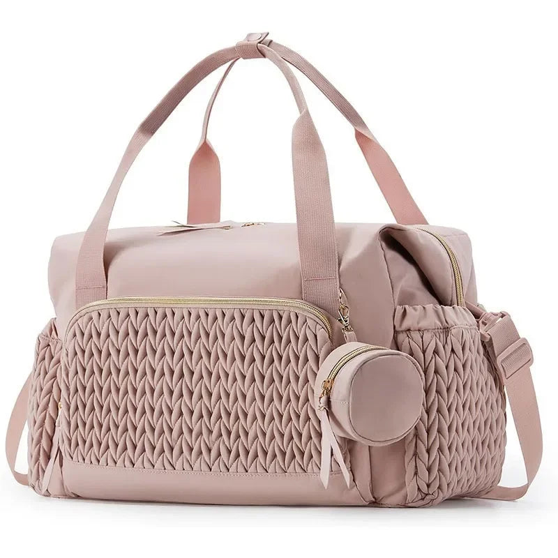 New Mommy Diaper Bag Large Capacity Organizer For Baby Diapersr Stroller Hanging Bags Maternity Women Fashion Tote Lightweight