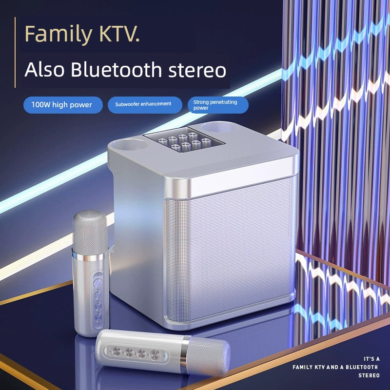 Family KTV Microphone Audio All-in-One Machine Karaoke For Home Singing TV WeSing Wireless Microphone