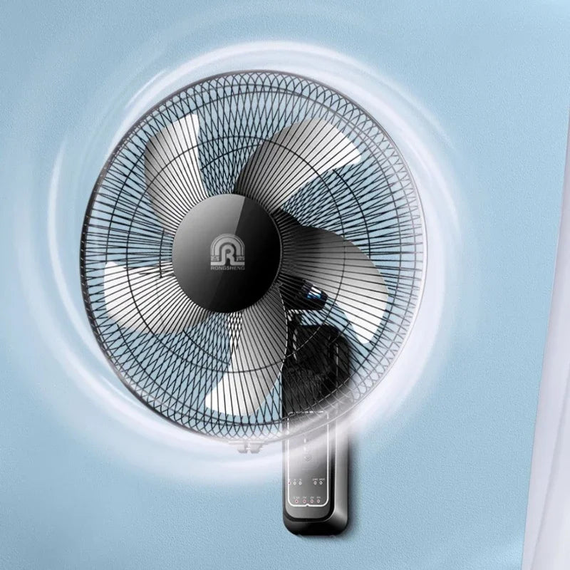No Need To Install Wall Mounted Electric Fans Remote Control Circulation Fan Dormitory Household Shake Head Large Wind Wall Fans