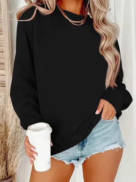 Paris Loose Sweatshirt Casual Long Sleeve Women Autumn and winter  Comfortable Pullover Crewneck Loose Female Clothes