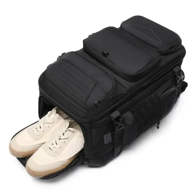 Men Travel Laptop Backpack for Men Women Large Capacity Carry on Backpack Sports Gym Bag with Shoe Compartment Travel Laptop Bag