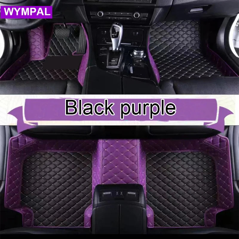 Car Floor Mats For VW Golf 4 MK4 1998 1999 2000 2001 2002 2003 car Accessories Leather Carpets Rugs Foot Pads