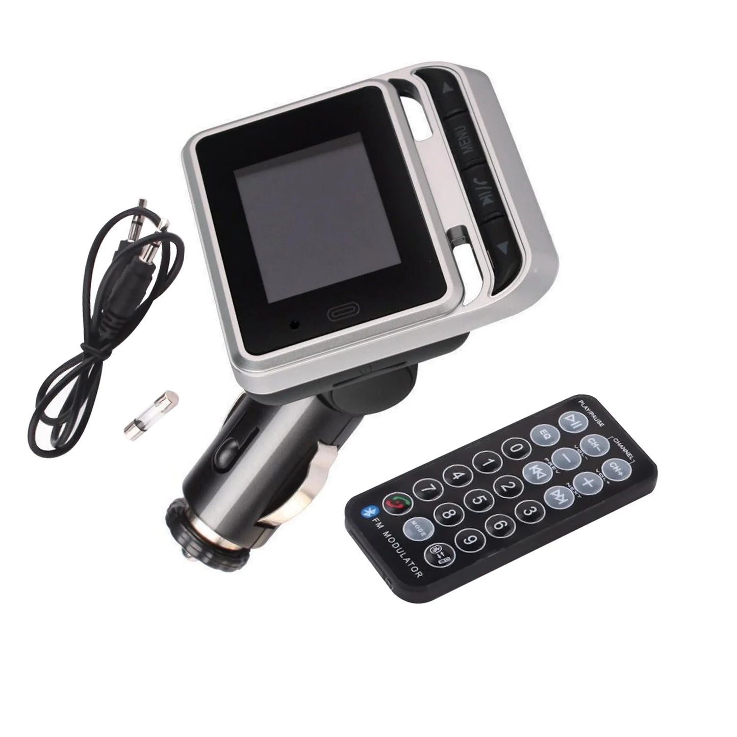 1.4 inch LCD Display Bluetooth FM Transmitter For Car MP3 Player Handsfree Radio Music Adapter USB Car Charger Remote Control