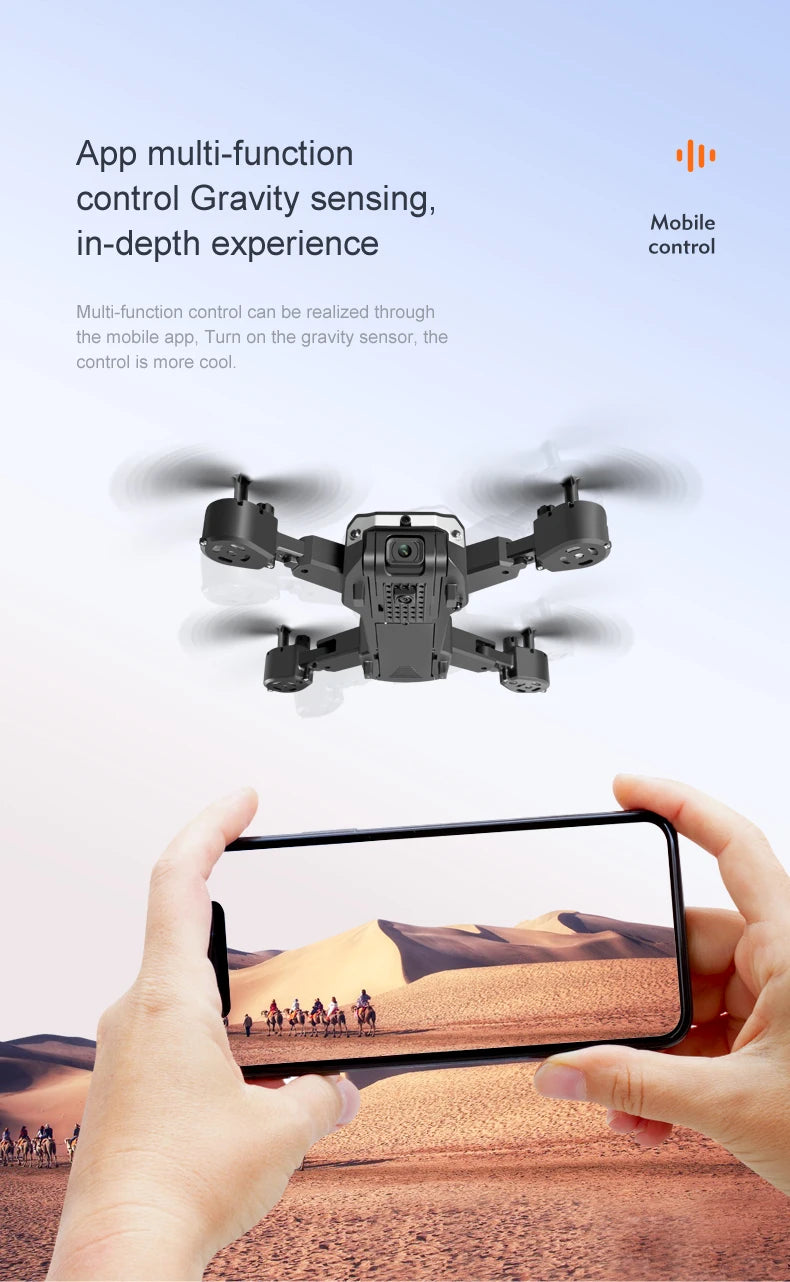 NEW G6 Mini Drone RC Camera Dron Remote Control Quadcopter Follow Me Helicopter Circle Fly Drones For Kids Toys Birthday Gift