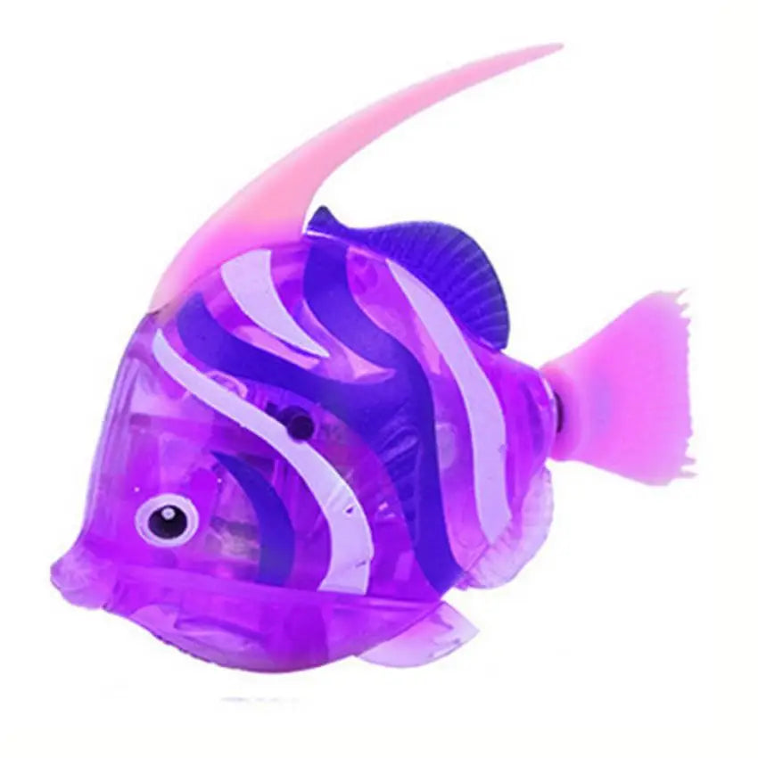 Flash Swimming Electronic Pet Fish Bath Toys for Children Kids Bathtub Battery Powered Swim Fishing Tank Decoration
