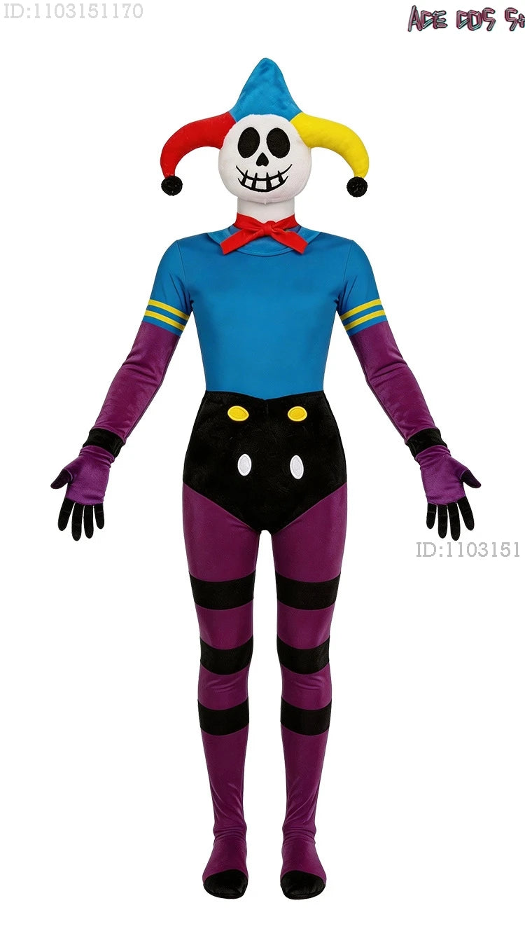 The Cosplay Prototype Costume Hat Horror Game Roleplay Jumpsuit 110-190 Scary Evil Halloween Outfits Clown Monster Zentai
