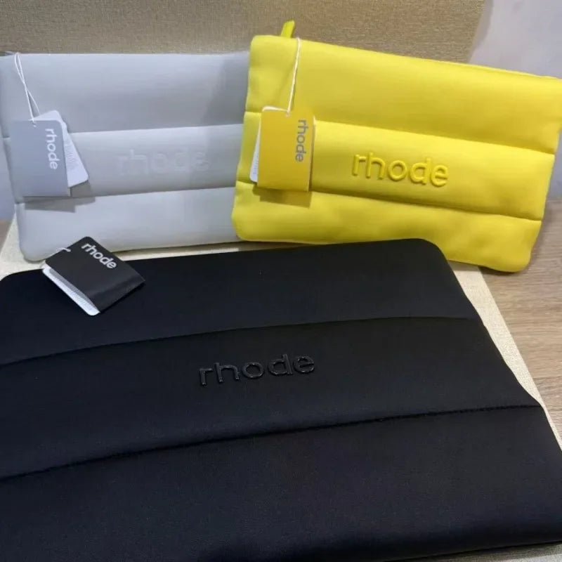 New Limited Large Capacity Black Storage Bag Yellow Gray Bag Makeup Essence Facial Spray Lip Gloss Lipstick Skin Care Product