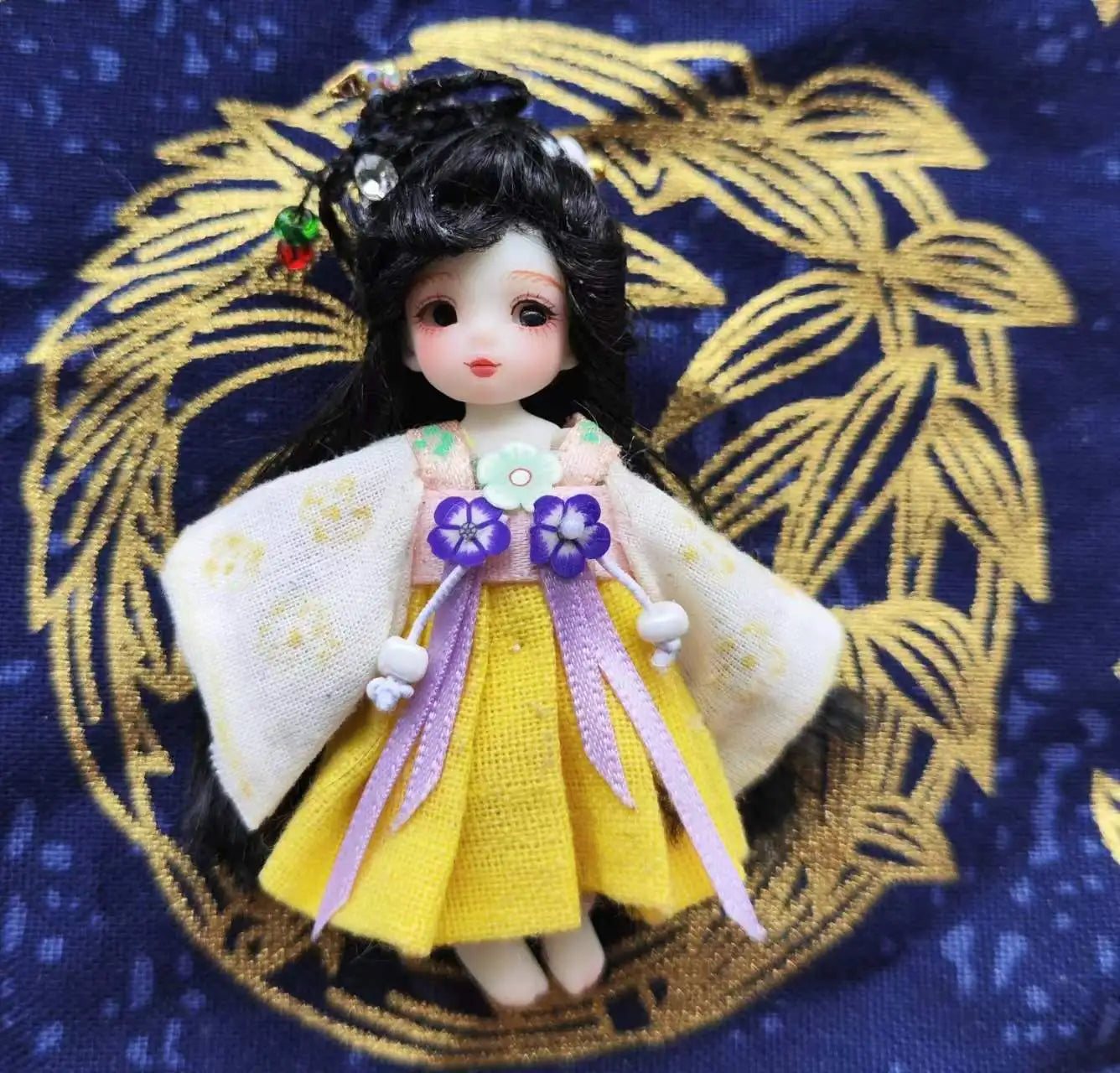 BJDmuñecas구체관절인형muñecas para niñas bebe reborn Mini doll 6cm elf Kawaii opera doll adult toy makeup doll free shipping.