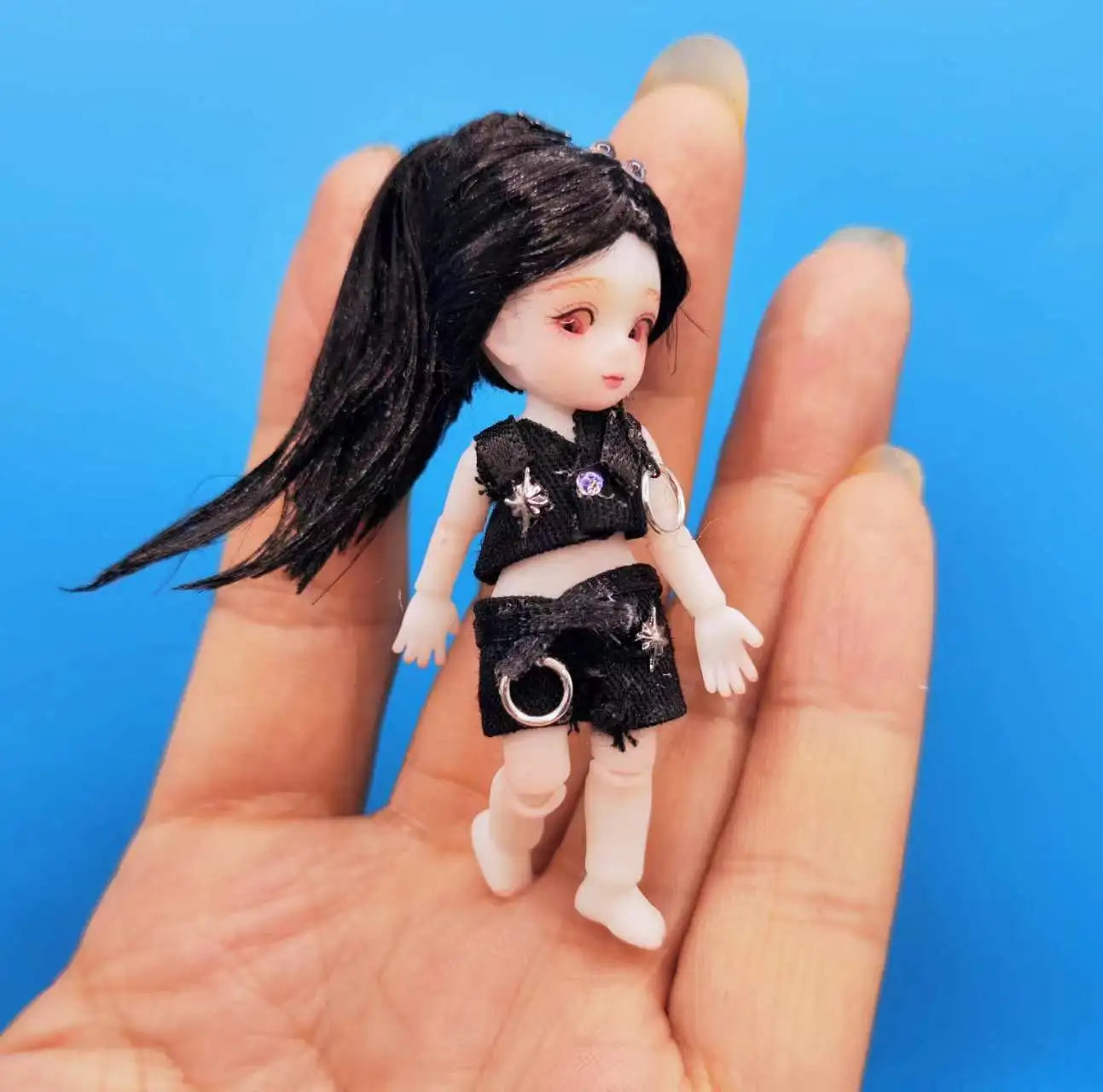 BJDmuñecas구체관절인형muñecas para niñas bebe reborn Mini doll 6cm elf Kawaii opera doll adult toy makeup doll free shipping.