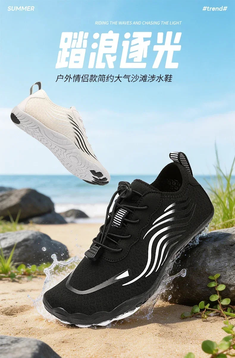 Aqua Shoes For Women Men Barefoot Water Shoes Anti-Slip Quick-Drying Outdoor Beach Upstream Wading Swimming Shoe Sneakers Unisex