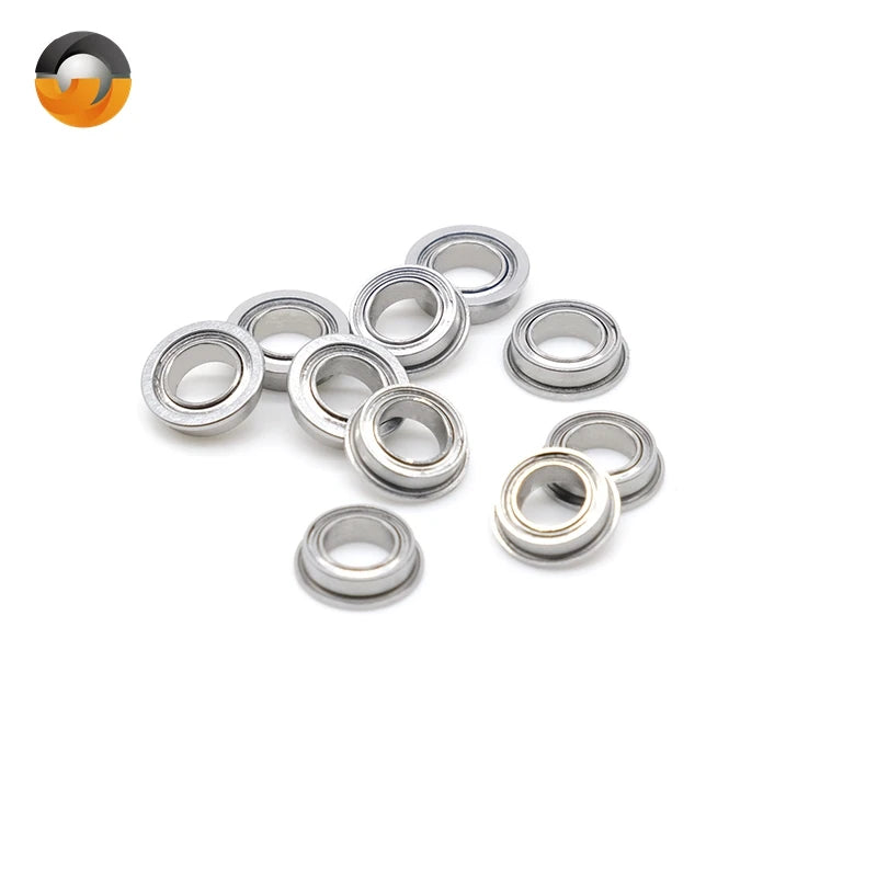 10Pcs MF85ZZ 5x8x2.5 mm ABEC-7 Miniature Flange Bearing Deep Groove Ball Bearing High Quality MF85Z MF85