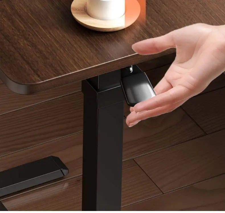 Folding bedside table pneumatic lift table mobile study table computer table office desk lazy dining table