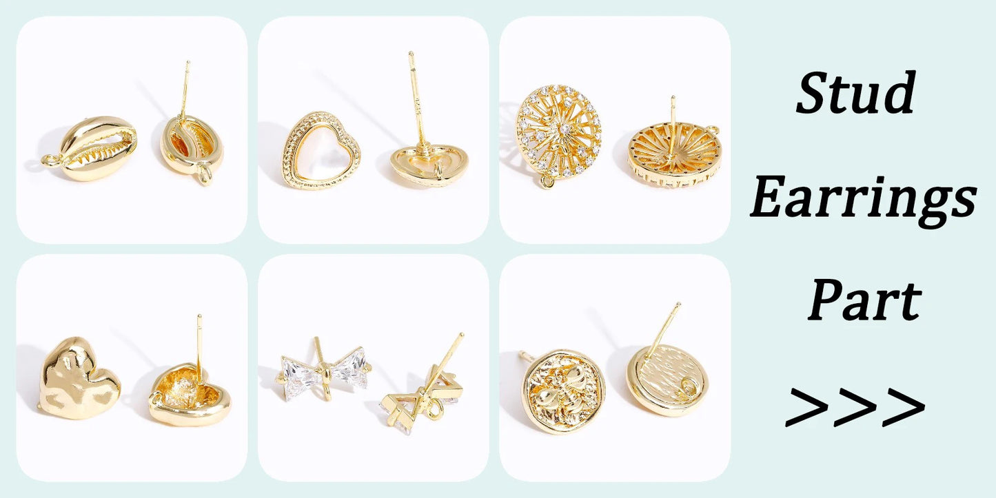 18K Gold Plated Brass Round Strong Magnetic Clasps For Bracelet Necklace Making Findings,End Clasps Connector For Jewelry Making