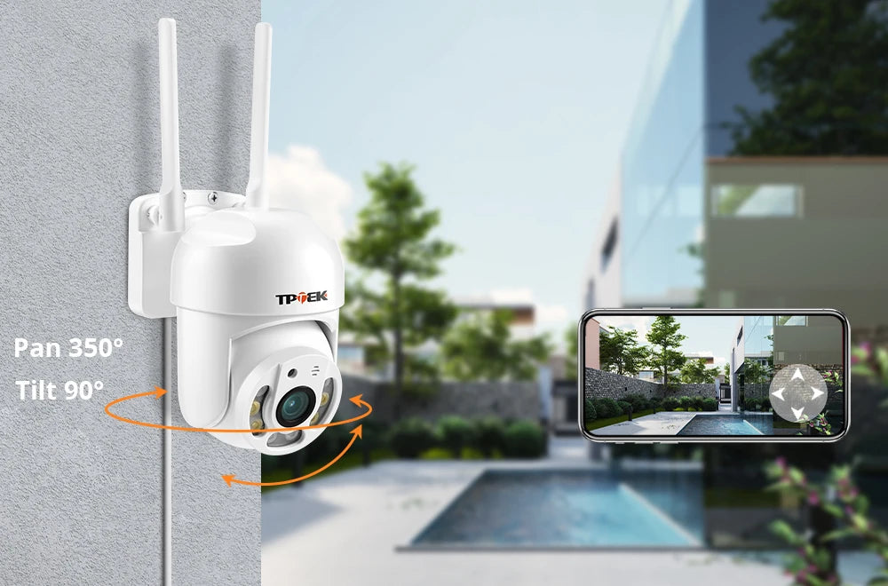 4MP PTZ WIFI IP Camera 1080P CCTV Surveillance Security Protection Wi Fi Outdoor 4X Digital Zoom Street CamHipro CamHi Camara