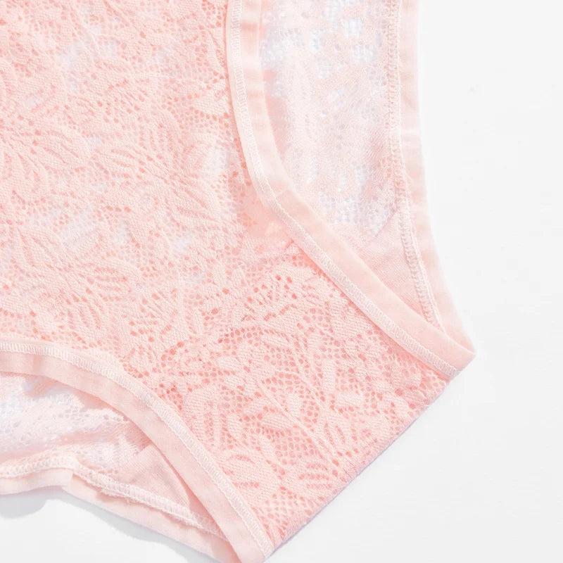 1Pc Sexy Floral Lace Underwire Bras Panties Sets Hollow Out See-Through Romantic Lingerie Underwear Sexy Women Panties S-XL