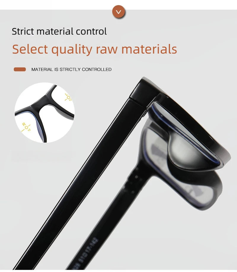 Presbyopia Glasses Men Women Automatic Zoom Reading Glasses Anti Blue Light Intelligent Progressive Eyeglasses