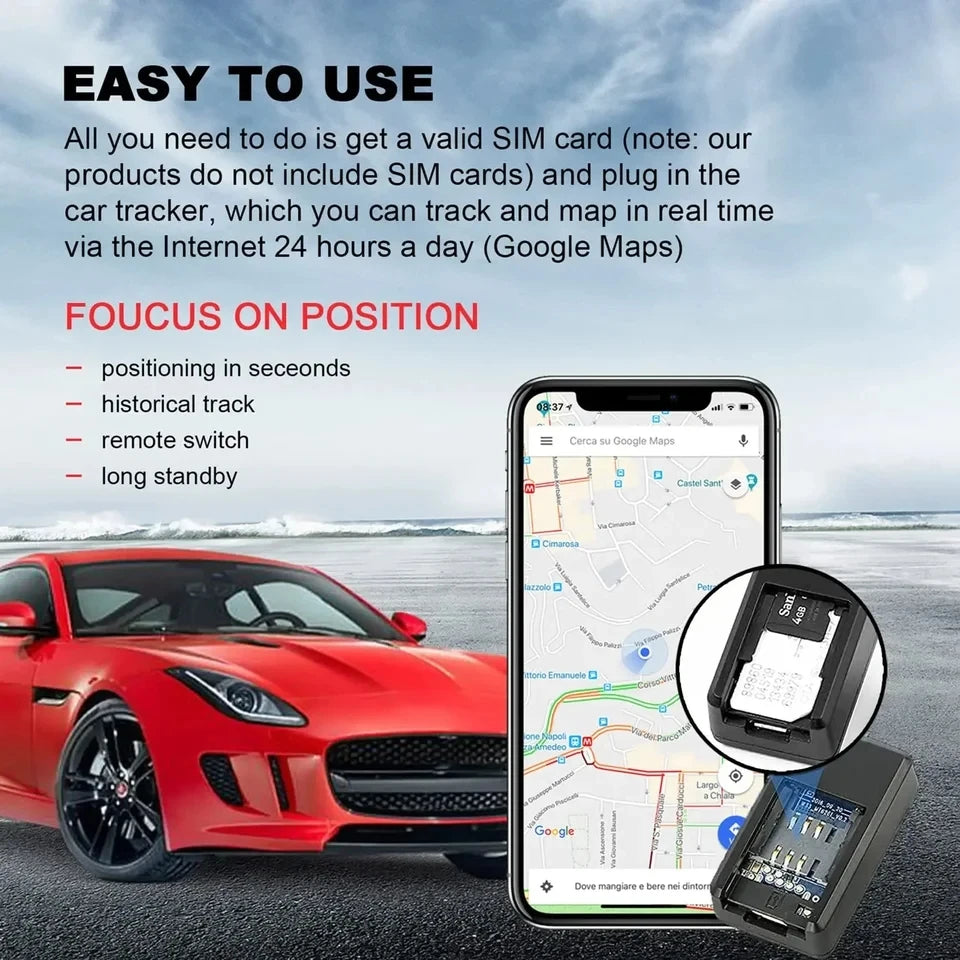 Mini GF 07 GPS Car Tracker Real Time TrackingMaanetic SIM Message Positioner AntiTheft DailyWaterproof Locator Device