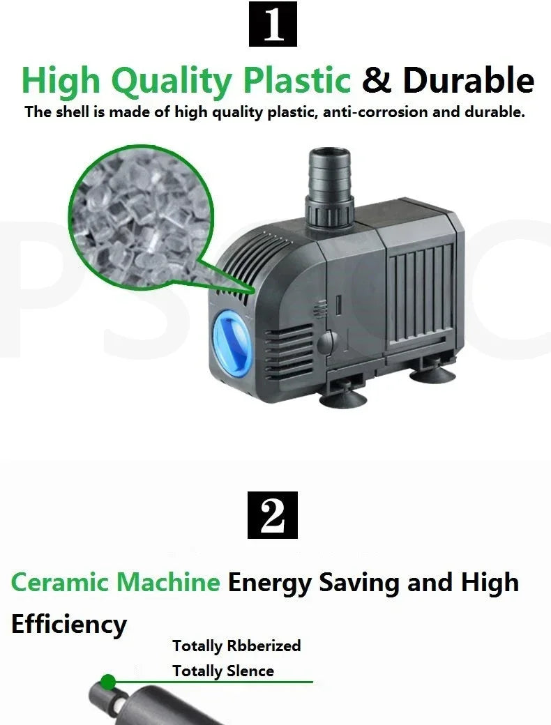 SUNSUN HJ-500 HJ-600 HJ-1100 HJ-1500 HJ-2200 HJ-2500 HJ-3000 Aquarium Fish Turtle Tank Water Pump 220v