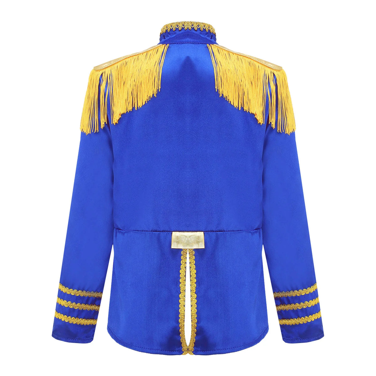 Kids Girls 60s Retro Hippie Rock Band Musician Costume Halloween Cosplay Carnival Party Circus Drummer Parade Tassel Jacket Coat