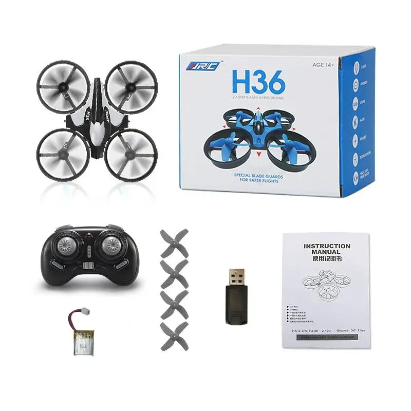 JJRC H36 Mini RC Drone with 1/2/3Battery Headless Mode 360° Flip 6-Axis Remote Control Quadcopter Toys Mini Drone Toys for Kids