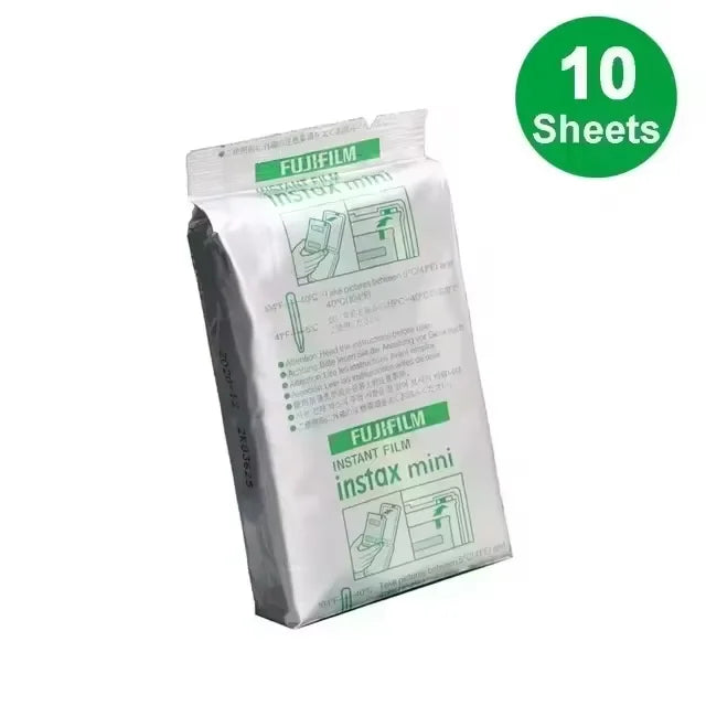 10/20/40/80/200 Sheets Fujifilm instax Mini 11 12  9 7+ 90 3 Inch White Edge Films For Instant Mini Camera 25 50s 90 Photo Paper