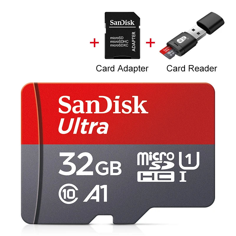 Memory Card 512GB 256GB 128GB 64GB 32GB 100MB/S Micro sd card UHS-1 flash card Memory Microsd SD + card reader adapter