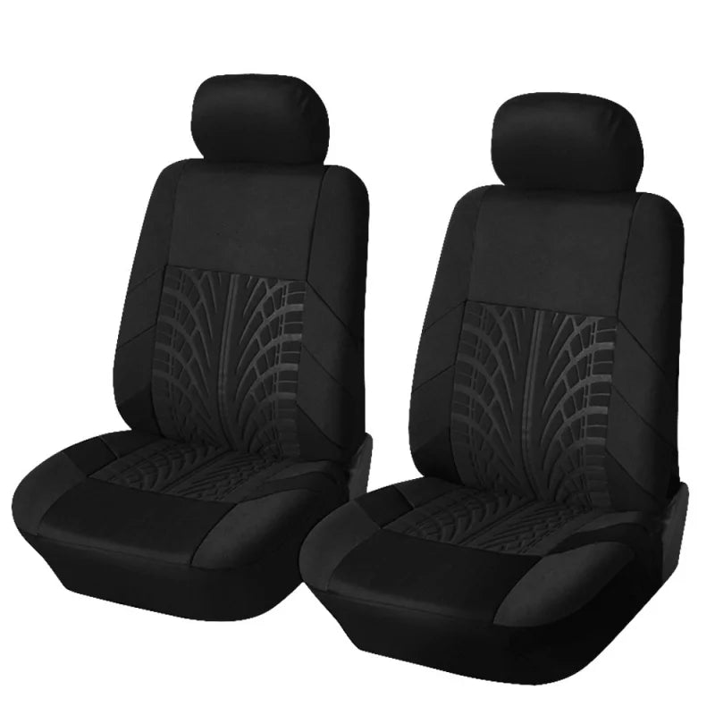 Car Seat Covers Full Set Front Split Rear Bench For Car Universal Cloth SUV Sedan Van Automotive Interior Covers Car Seat Cover