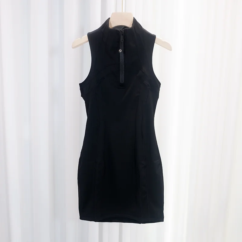 Women's tennis skirt sports sleeveless fitness quick drying breathable short skirt