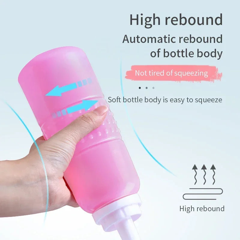 500ML Portable Bidet Rinse Bottle Mini Handheld Feminine Clean Care Perineal Washer for Postpartum Maternity Travel Use